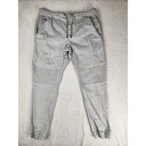 David Bitton Buffalo Cargo Bike Jogger Mens 36 Gray Max-x‎ Super Skinny Stretch